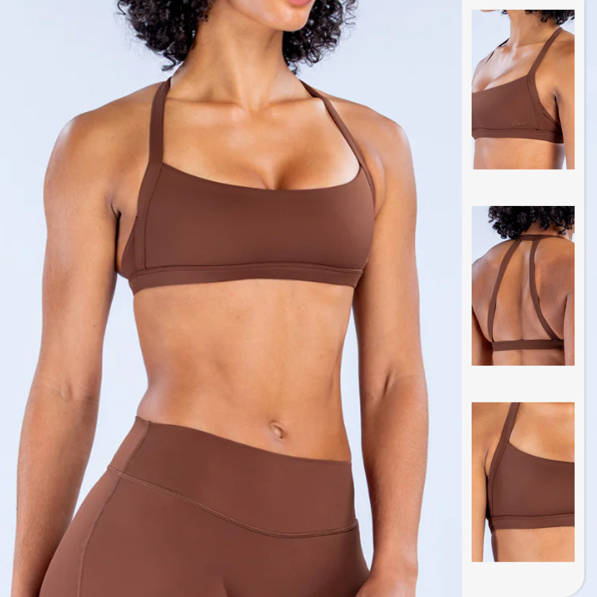 Push Up Bra Padded - Yoga Sports Bra Women's Shockproof Push