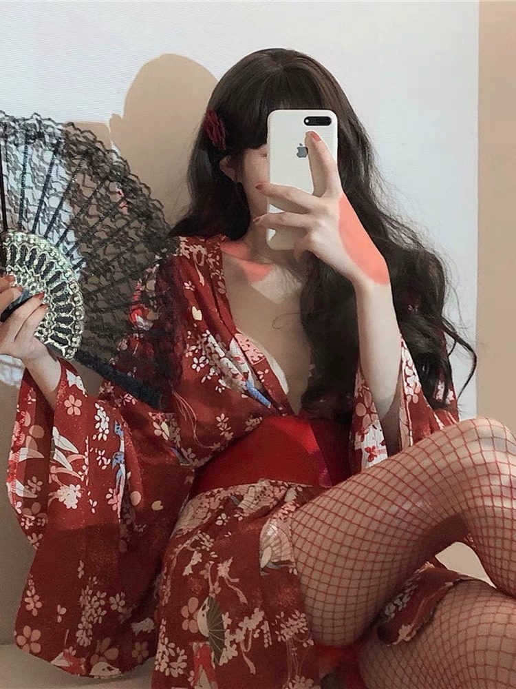 Sex Japanese Kimono Sexy Sleep - Robe Silk Women ulasan dan harga