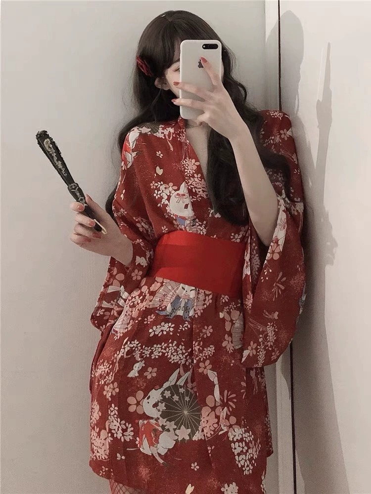 Sex Japanese Kimono Sexy Sleep - Robe Silk Women ulasan dan harga